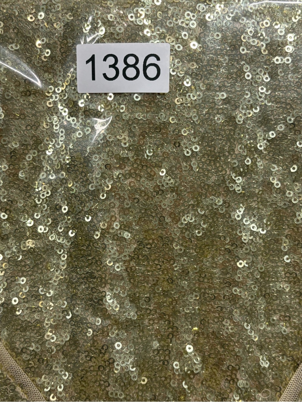 Bisou Bisou Gold Sequin V-Neck Mini Dress (12) - Picture 9 of 9